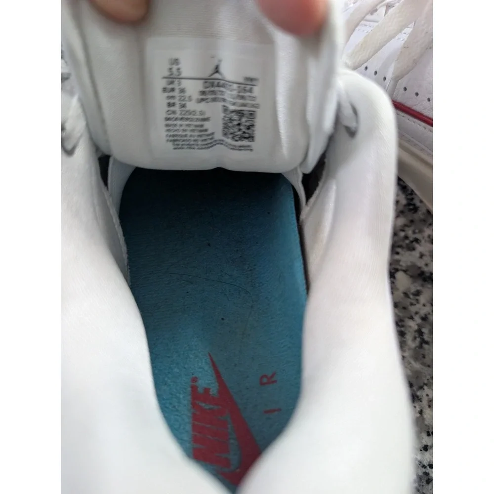 Air Jordan 2 Retro Low Look Up in the Air Women's 5.5 DX4401-146 White Blue Red